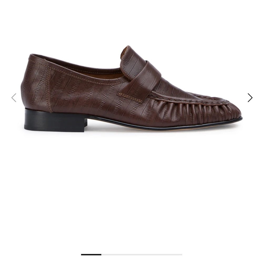 Tony Bianco Gatsby Brown Anguilla Leather Loafers